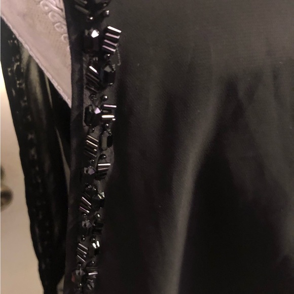 Scarlett, Black Sleeveless, Embellished Chiffon, cocktail Dress, SZ 08 - Picture 11 of 16